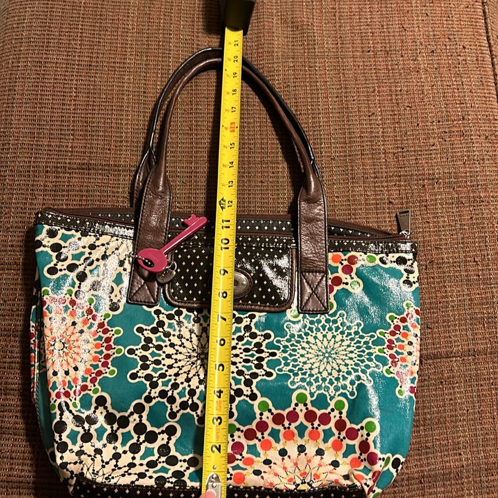 Fossil Key-Per Shoulder Bag With Matching Zip Aro… - image 8